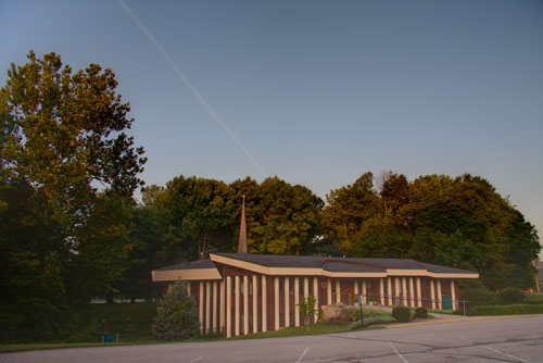 Not very interesting view of Church of the Saviour